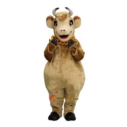 Fair Charming Elsie Cow Mascot Costume Cosplay