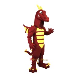 Ferocious Dragon Mascot Costume Cosplay