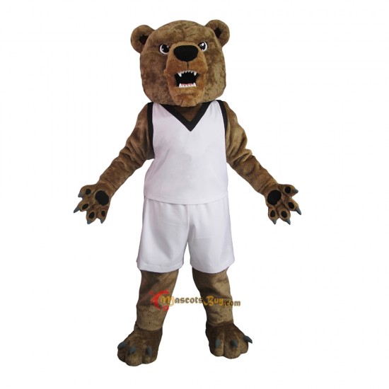 Ferocious School Bear Mascot Costume Cosplay