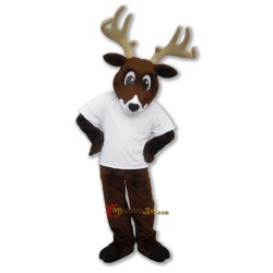 Friendly Deer Mascot Costume Cosplay