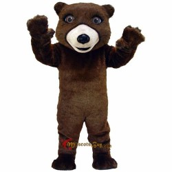Friendly Grizzly Bear Lightweight Mascot Costume Cosplay