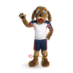 Friendly Lovely Dog Mascot Costume Cosplay