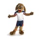 Friendly Lovely Dog Mascot Costume Cosplay