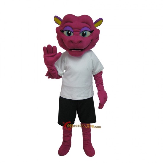 Friendly Lovely Dragon Mascot Costume Cosplay