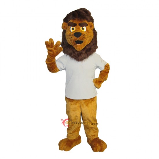 Friendly Lovely Lion Mascot Costume Cosplay