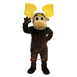 Friendly Moose Mascot Costume Cosplay