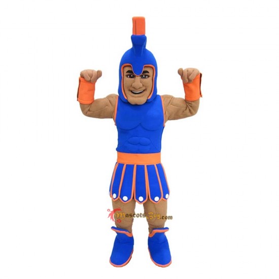 Friendly Trojan Mascot Costume Cosplay