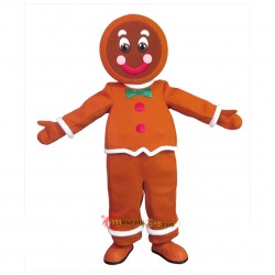 Gingerbread Man Mascot Costume Cosplay