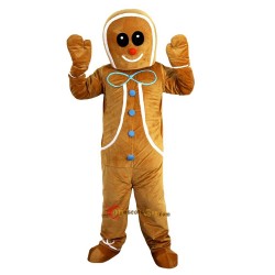 Gingerbread Man Mascot Costume Cosplay