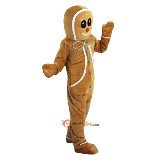 Gingerbread Man Mascot Costume Cosplay