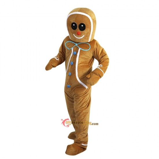 Gingerbread Man Mascot Costume Cosplay