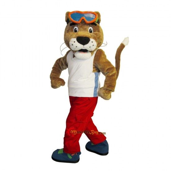 Glasses Charm Lion Mascot Costume Cosplay