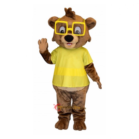 Glasses Child Bear Mascot Costume Cosplay