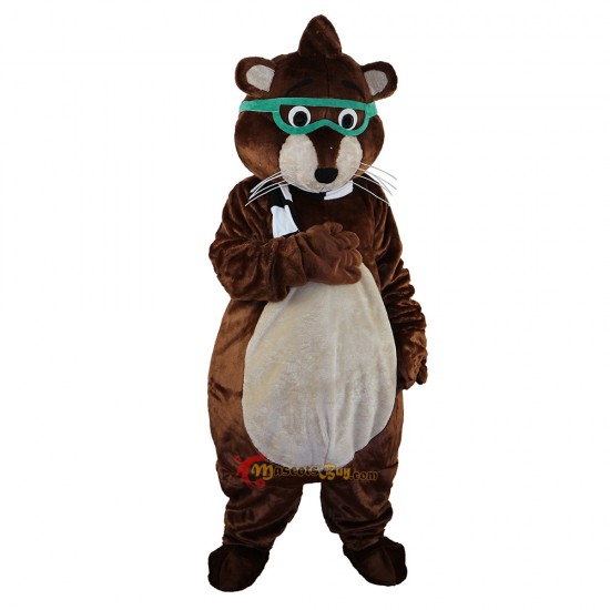 Glasses Mouse Raccoon Mascot Costume Cosplay