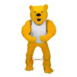 Golden Ferocious Power Bear Mascot Costume Cosplay