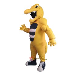 Golden Gator Mascot Costume Cosplay