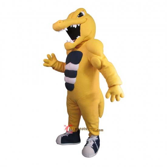 Golden Gator Mascot Costume Cosplay