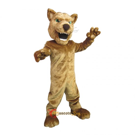 Golden Panther Mascot Costume Cosplay