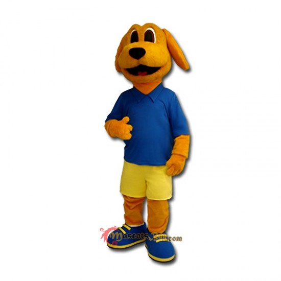 Goldie Dog Cartoon Mascot Costume Cosplay