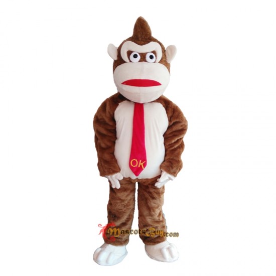 Gorilla Mascot Costume Cosplay