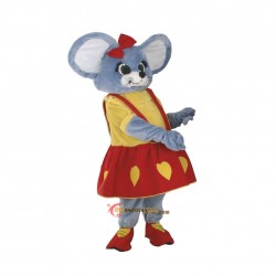 Gray Mouse Mascot Costume Cosplay