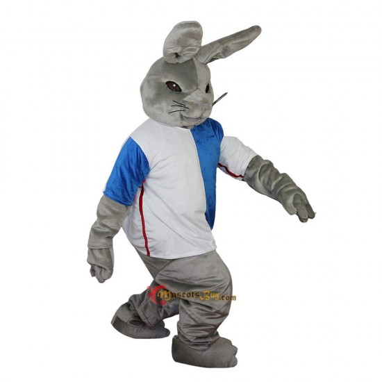 Gray Rabbit Mascot Costume Cosplay