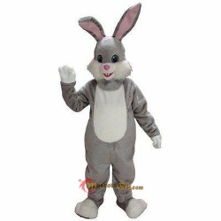 Gray Rabbit Mascot Costume Cosplay