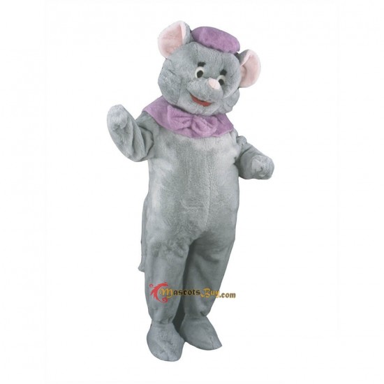 Gray Short Hairs Mouse Mascot Costume Cosplay