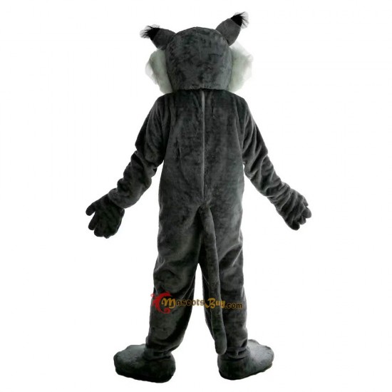 Gray Tiger Wildcat Mascot Costume Cosplay