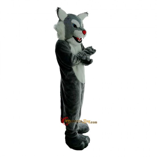 Gray Tiger Wildcat Mascot Costume Cosplay