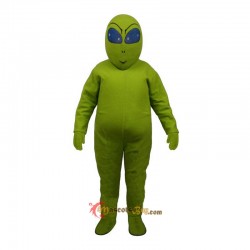 Green Alien Mascot Costume Cosplay