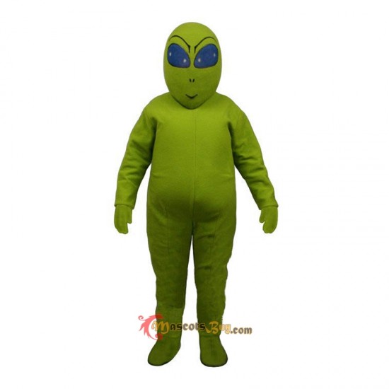 Green Alien Mascot Costume Cosplay