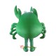 Green Big Crab Character Mascot Costume Cosplay