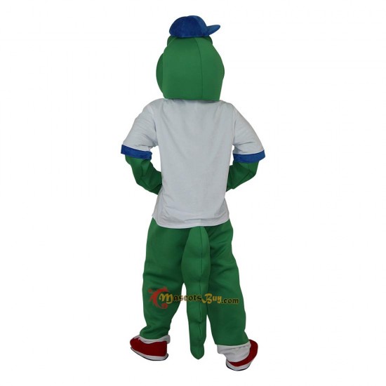 Green Crocodile Alligator Crocodilian Cayman Caiman Mascot Costume Cosplay