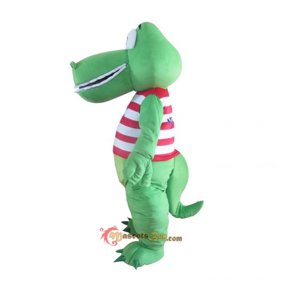 Green Crocodile Mascot Costume Cosplay