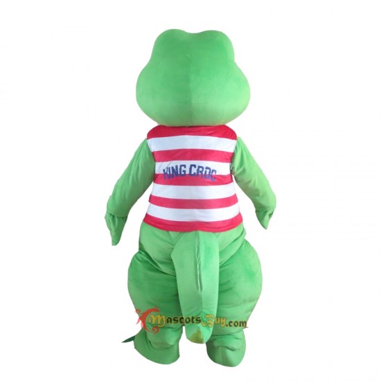 Green Crocodile Mascot Costume Cosplay