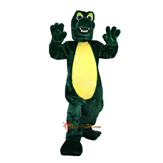 Green Crocodile Mascot Costume Cosplay