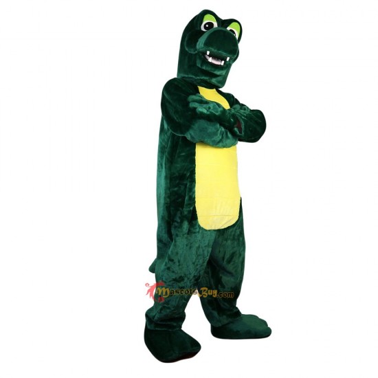 Green Crocodile Mascot Costume Cosplay