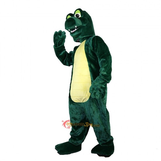 Green Crocodile Mascot Costume Cosplay