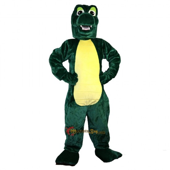 Green Crocodile Mascot Costume Cosplay