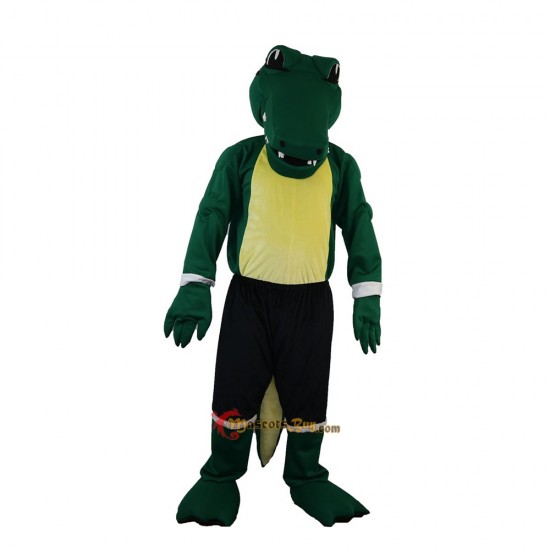 Green Crocodile Mascot Costume Cosplay