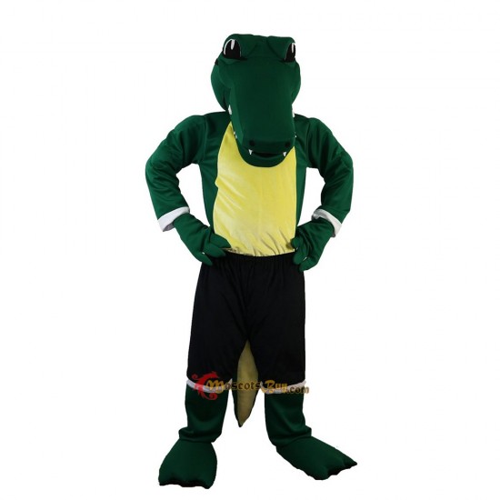 Green Crocodile Mascot Costume Cosplay