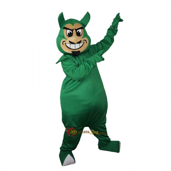 Green Devil Genius Monster Mascot Costume Cosplay