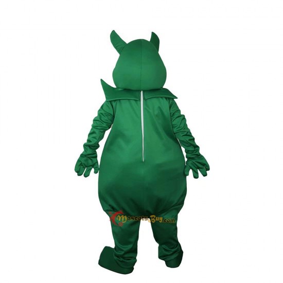 Green Devil Genius Monster Mascot Costume Cosplay