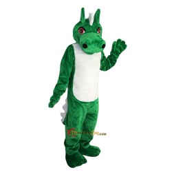 Green Dinosaur Dragon Mascot Costume Cosplay