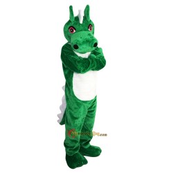 Green Dinosaur Dragon Mascot Costume Cosplay