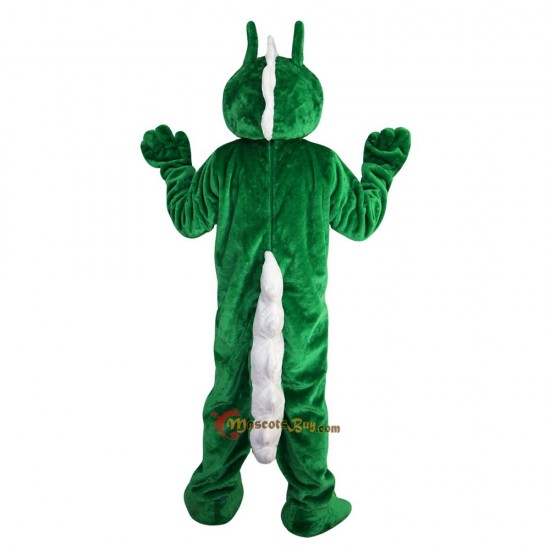 Green Dinosaur Dragon Mascot Costume Cosplay