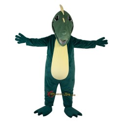 Green Dinosaur Dragon Crocodilian Mascot Costume Cosplay