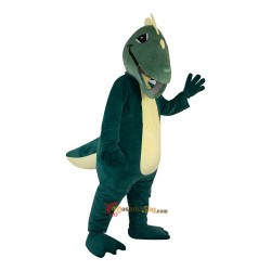 Green Dinosaur Dragon Crocodilian Mascot Costume Cosplay