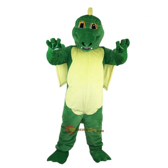 Green Dinosaur Magic Dragon Mascot Costume Cosplay